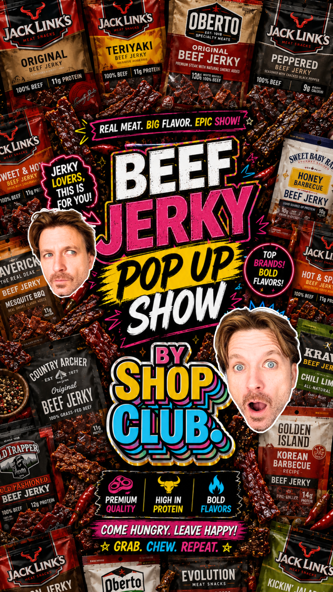 Beef Jerky Pop Up